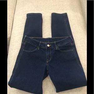 H&M  Regular Wash Skinny Low Waist Jean Size 27